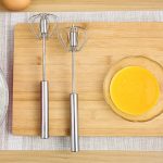 Stainless Whisk: Effortless Egg & Cream Mixer