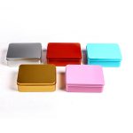 Color Imprint Rectangle Candy Tin