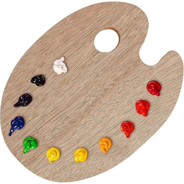 Wooden palette for children