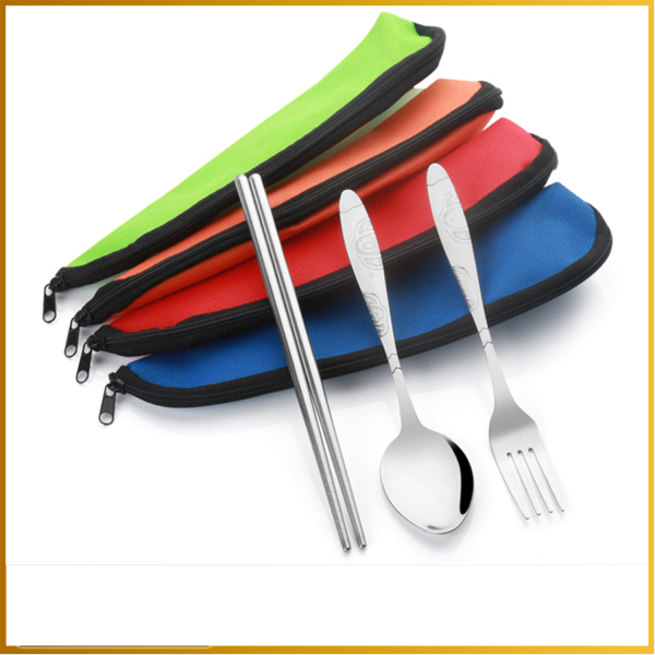 Camping Cutlery Set with Pouch