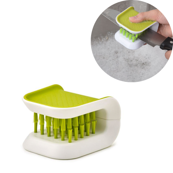 Blade Knife Cleaner Kitchen Washing Brush Scrubber