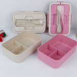 Portablefor Student Office Plastic Insulated Bento Lunch box