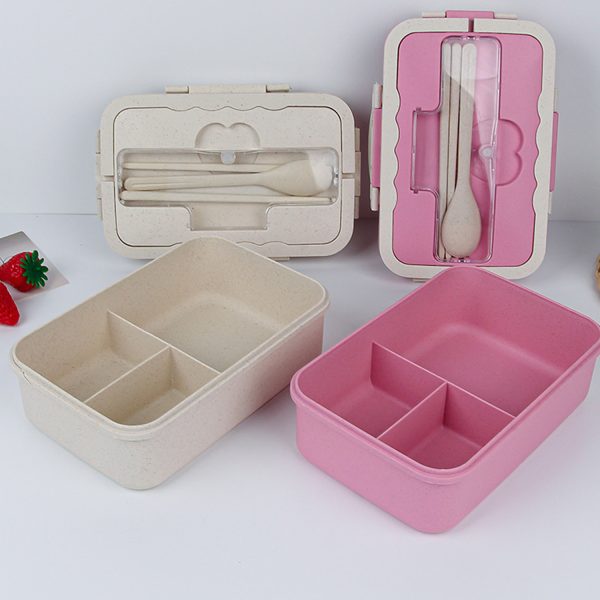 Portablefor Student Office Plastic Insulated Bento Lunch box