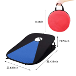 Portable Cornhole Set with 8 Bags & Case