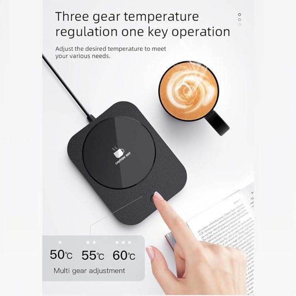 Custom Electric Self Heated Plate CoffeeMug Warmer