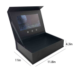 7 inch LCD video player Greeting card gift box