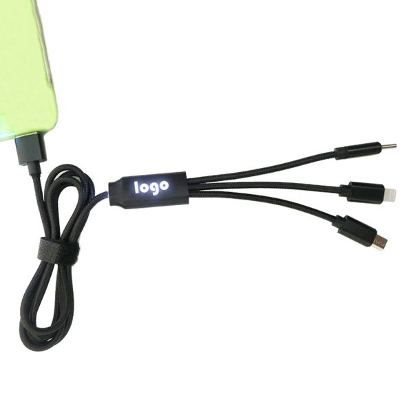 Lightning Logo 3 in 1 Charging Cable