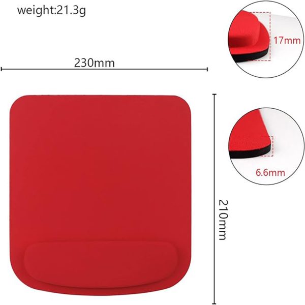 Soft and comfortable wrist mouse pad