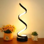 8W Bars/Cafes/Rooms Three Color LED Spiral Desk Lamp