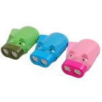 Pig Shape Hand Press Electric Flashlight