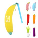 Fruit And Vegetable Student Stationery Silicone Pencil Case