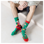 Christmas Creative Jacquard Cotton Socks