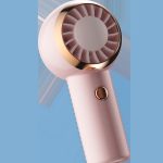 Portable silent three speed mini handheld small fan