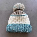 ins mixed color striped velvet beanie hat