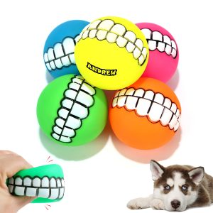 Pet Teeth Balls Dog Squeaky Toys