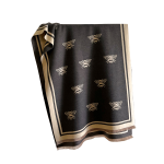 Imitation cashmere bee print scarf