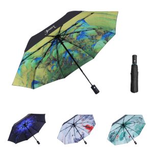 8-Rib Automatic Compact Travel Umbrella