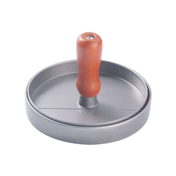 Burger manual meat press with non-stick coating