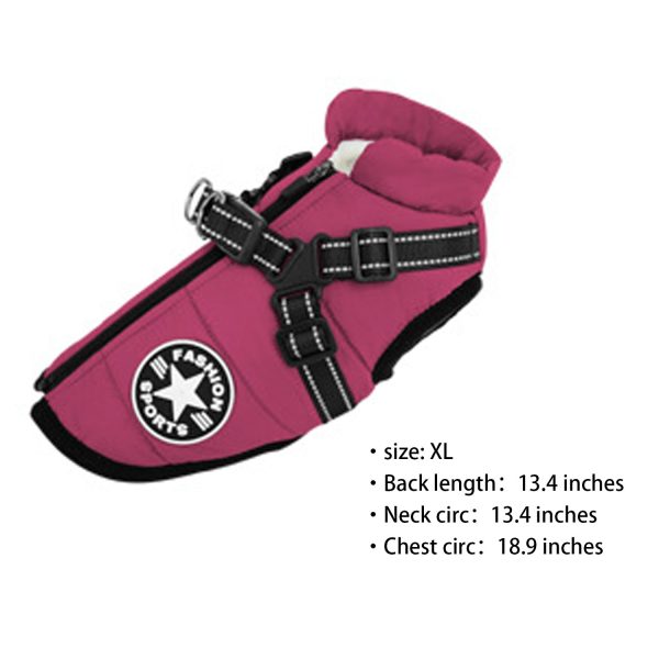 Cotton-Padded Dog Vest