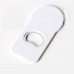 Custom round head plastic bottle opener magnetic