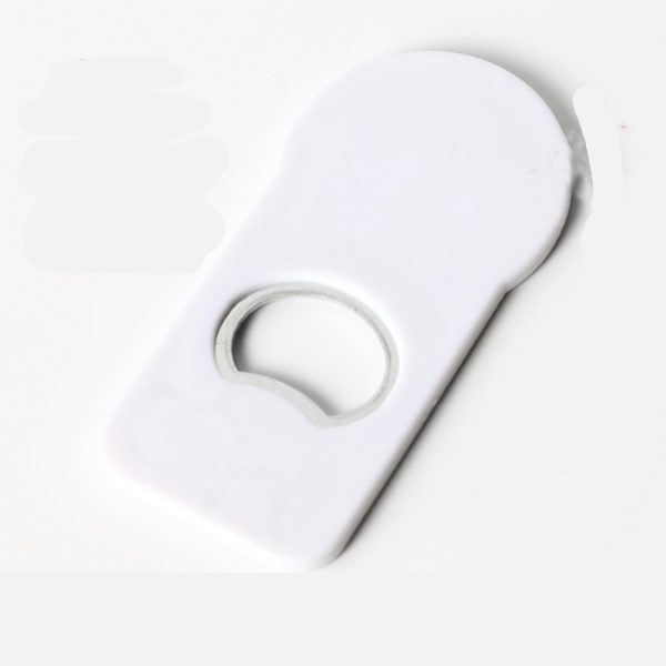 Custom round head plastic bottle opener magnetic