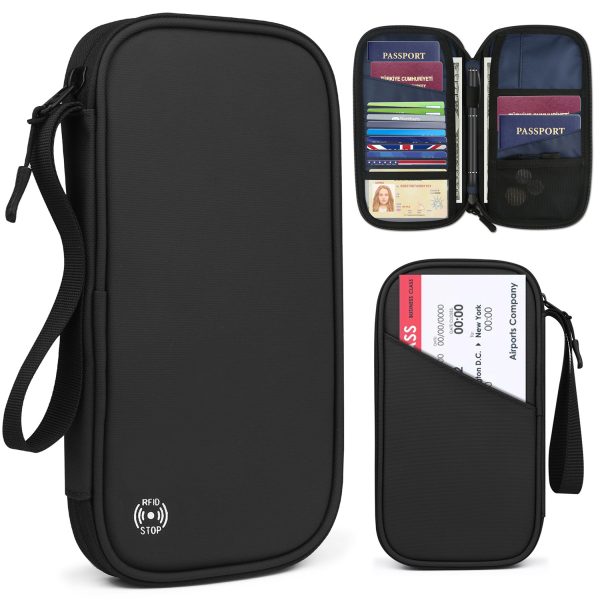 RFID Frequent Traveller Passport Pouch Hand-held Bag