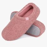 Teddy velvet non-slip silent house shoes