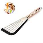 Slotted Spatula Turner with Golden Handle