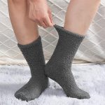 Men's Home Slippers with Grip Socks Non-Slip