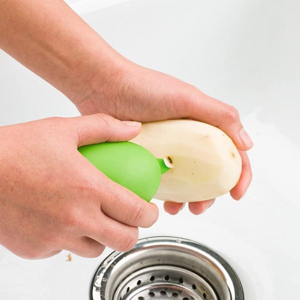 Multi functional vegetable cleaning brush