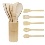 5-Piece Bamboo Kitchen Utensil Set