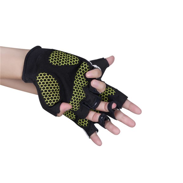 Anti-slip and anti-drop breathable sports half-finger gloves