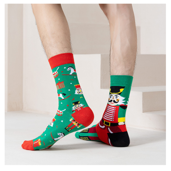 Christmas Creative Jacquard Cotton Socks