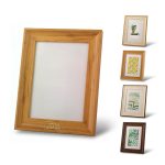 Minimalist wooden photo frame