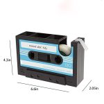 Retro Tape Clip Knife Office Stationery Student Pen Holder