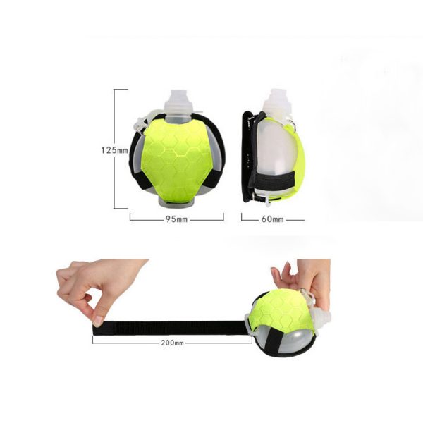 Sports Wearable Hands Free Silicone Portable Water Bottle