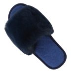 Women's Large Size Indoor Rabbit Fur Cotton Slippers