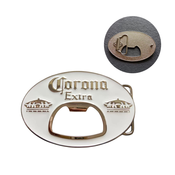 Open-Bottle Belt Buckle