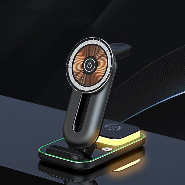 Phone/Watch 4-in-1 Desktop Stand Magnetic Wireless Charger