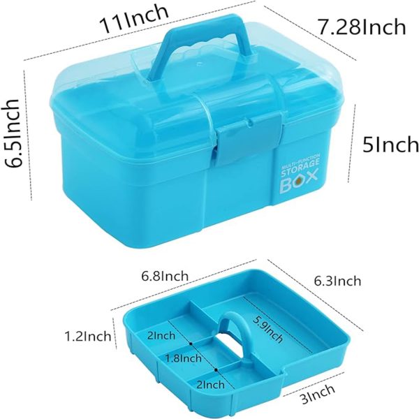 Household medicine storage box large capacity