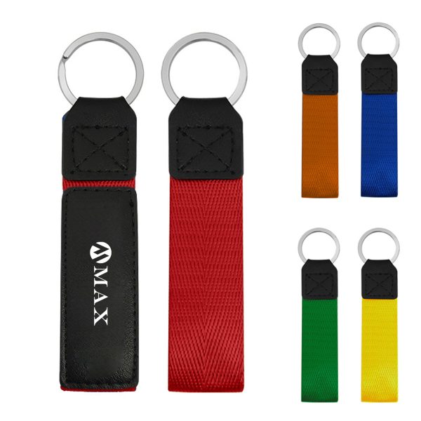 PU Leather Metal Keychain