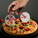 Creative Bicycle Stainless Steel Roller Pizza Cutter