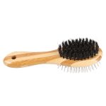 Pet hair cleaning double-sided brush