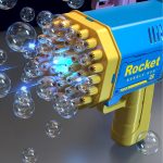 40 Holes summer outdoor electric bubble gun