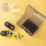 BPA Free Weekly Travel Pill Box Organizer