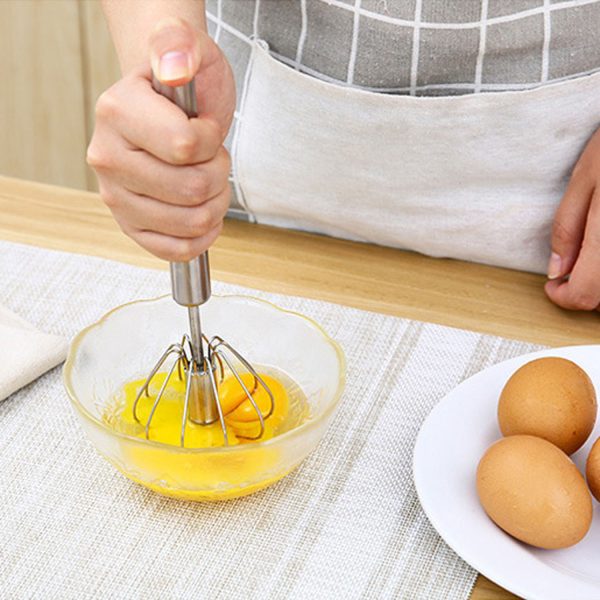 Stainless Whisk: Effortless Egg & Cream Mixer