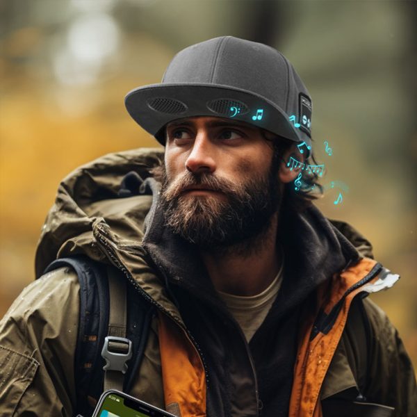 Outdoor wireless Bluetooth sound cap