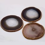 Natural agate cup coffee coaster