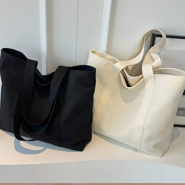 Large Capacity Single Shoulder Canvas Tote Bag