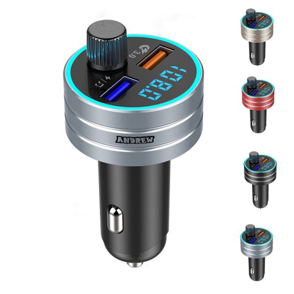 2 In 1 USB Bluetooch Smart Car Adaptor